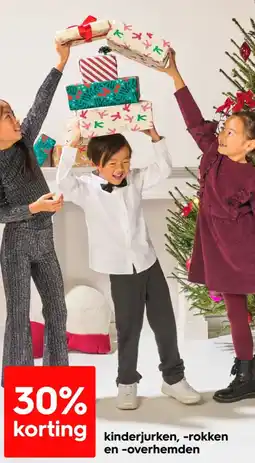 HEMA kinderjurken, rokken en overhemden aanbieding