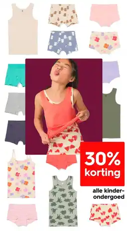 HEMA Alle kinderondergoed aanbieding