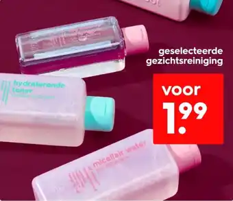 HEMA Geselecteerde gezichtsreiniging aanbieding