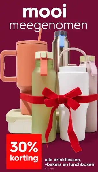 HEMA Alle drinkflessen, bekers en lunchboxen aanbieding