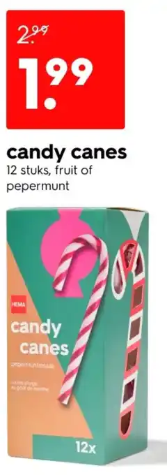HEMA Candy canes aanbieding