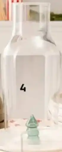 HEMA Karaf met kerstboompje aanbieding