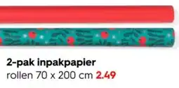 HEMA 2-pak inpakpapier aanbieding
