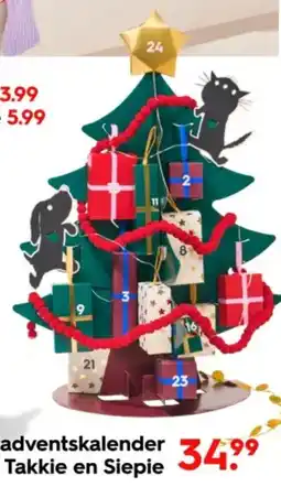 HEMA Adventskalender Takkie en Siepie aanbieding