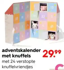 HEMA Adventskalender met knuffels aanbieding