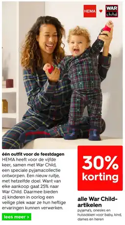 HEMA Alle War Child Artikelen aanbieding