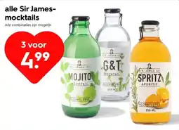 HEMA Alle Sir James mocktails aanbieding
