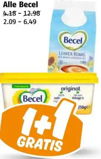 Poiesz Alle Becel aanbieding