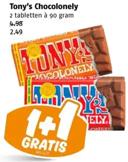 Poiesz Tony's Chocolonely aanbieding