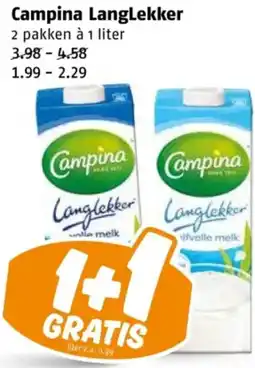 Poiesz Campina LangLekker aanbieding