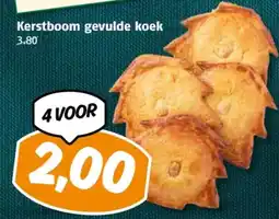 Poiesz Kerstboom gevulde koek aanbieding