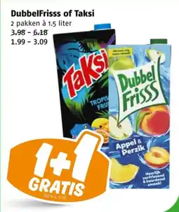 Poiesz DubbelFrisss of Taksi aanbieding