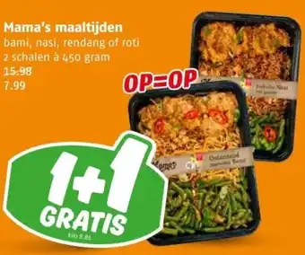 Poiesz Mama's maaltijden aanbieding