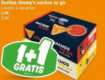 Poiesz Doritos Jimmy's nachos to go aanbieding