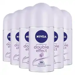 Plein.nl 6x NIVEA Deodorant Roller Double aanbieding