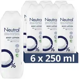 Plein.nl 6x Neutral Bodylotion 0% 250 ml aanbieding