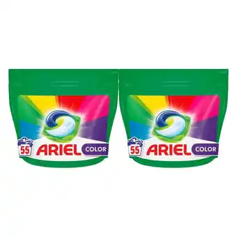 Plein.nl 2x Ariel Wasmiddel 3in1 Pods Color aanbieding