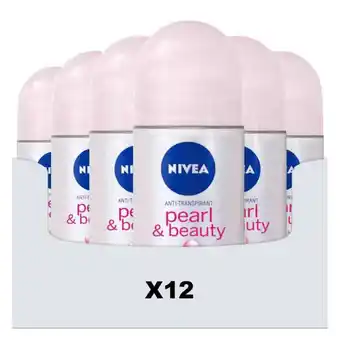 Plein.nl 12x NIVEA Deodorant Pearl & Beauty aanbieding