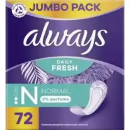 Plein.nl 4x Always Daily Fresh Inlegkruisjes aanbieding