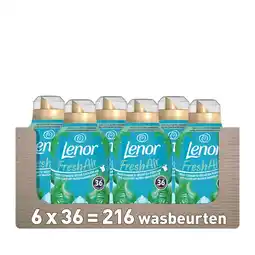 Plein.nl 6x Lenor Wasverzachter Fresh Air aanbieding