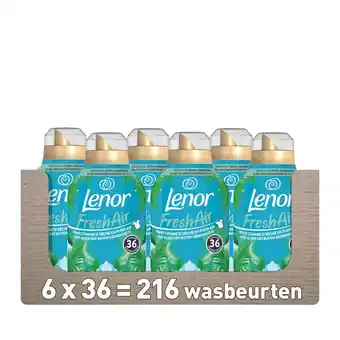 Plein.nl 6x Lenor Wasverzachter Fresh Air aanbieding