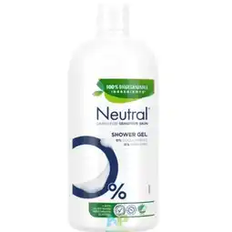 Plein.nl 6x Neutral Showergel Sensitive Skin aanbieding