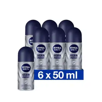 Plein.nl 6x NIVEA Men Deodorant Roller aanbieding