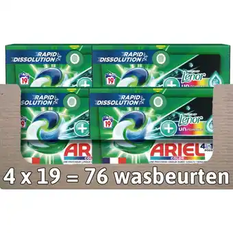 Plein.nl 4x Ariel 4in1 Wasmiddel Pods Color aanbieding