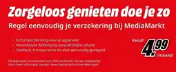 MediaMarkt Regel eenvoudig je verzekering bij MediaMarkt aanbieding