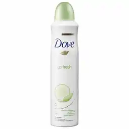 Plein.nl 6x Dove Deodorant Spray Go Fresh aanbieding