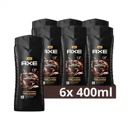 Plein.nl 6x Axe 3-in-1 Douchegel XL Dark aanbieding