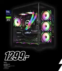 MediaMarkt X EDT INT AI BK Gaming-PC aanbieding