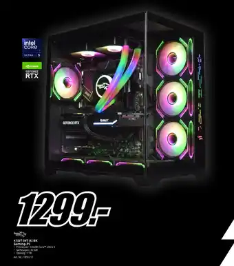 MediaMarkt X EDT INT AI BK Gaming-PC aanbieding