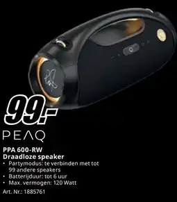 MediaMarkt ΡΕΛQ PPA 600-RW Draadloze speaker aanbieding