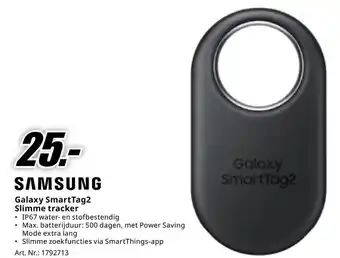 MediaMarkt SAMSUNG Galaxy SmartTag2 Slimme tracker aanbieding