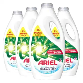 Plein.nl 4x Ariel Wasmiddel Original Cold & aanbieding