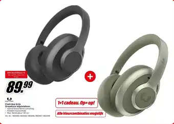MediaMarkt FRESH 'N REBEL Clam Ace Grijs Draadloze koptelefoon aanbieding