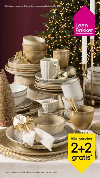 Leen Bakker Alle servies aanbieding