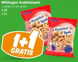 Poiesz Wilthagen knabbelspek aanbieding