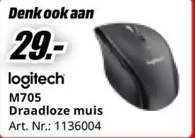 MediaMarkt Logitech M705 Draadloze muis aanbieding