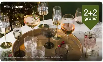Leen Bakker Alle glazen aanbieding