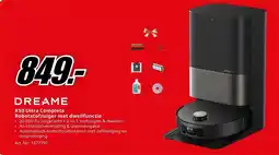 MediaMarkt DREAME X50 Ultra Complete Robotstofzuiger met dweilfunctie aanbieding
