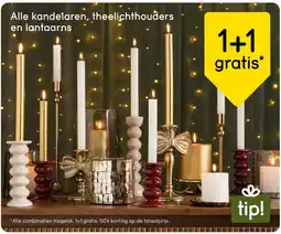 Leen Bakker Alle kandelaren, theelichthouders en lantaarns aanbieding