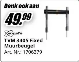 MediaMarkt Vogel's TVM 3405 Fixed Muurbeugel aanbieding