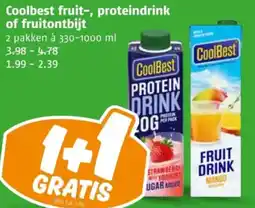 Poiesz Coolbest fruit, proteindrink of fruitontbijt aanbieding