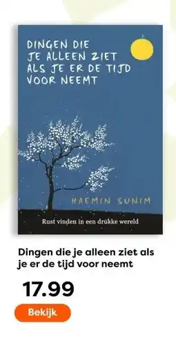 The Read Shop Dingen die je alleen ziet als je er de tijd voor neemt aanbieding