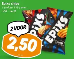 Poiesz Epixs chips aanbieding