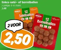 Poiesz Enkco saté of borrelballen aanbieding
