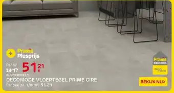 Praxis Decomode vloertegel prime cire aanbieding