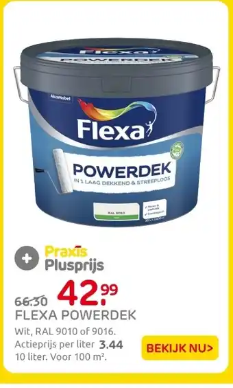 Praxis Flexa powerdek aanbieding